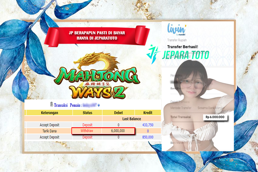 HASIL BUKTI JP SLOT MAHJONG WAYS MEMBER JEPARATOTO