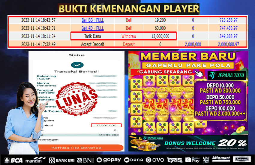 HASIL BUKTI JP SLOT MAHJONG WAYS 2 MEMBER JEPARATOTO